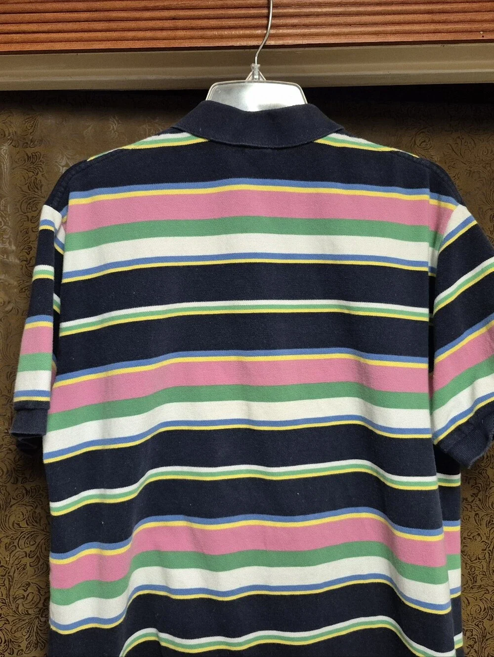 Polo Ralph Lauren Striped Polo - Navy, Pink, Green, White
